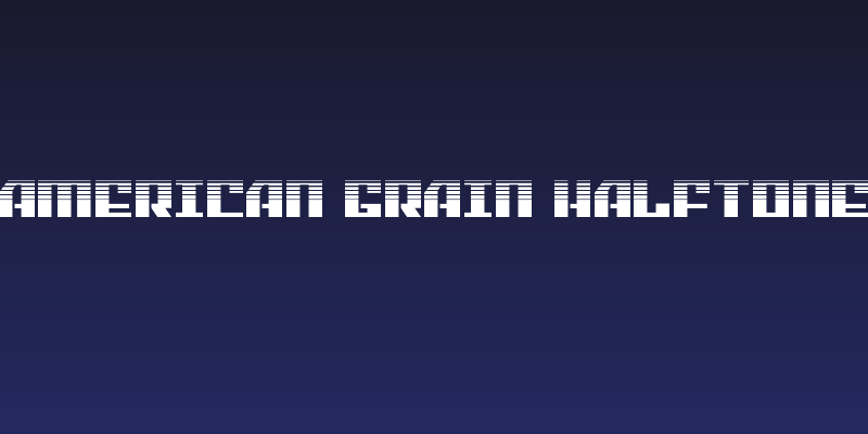American Grain Halftone Social Header