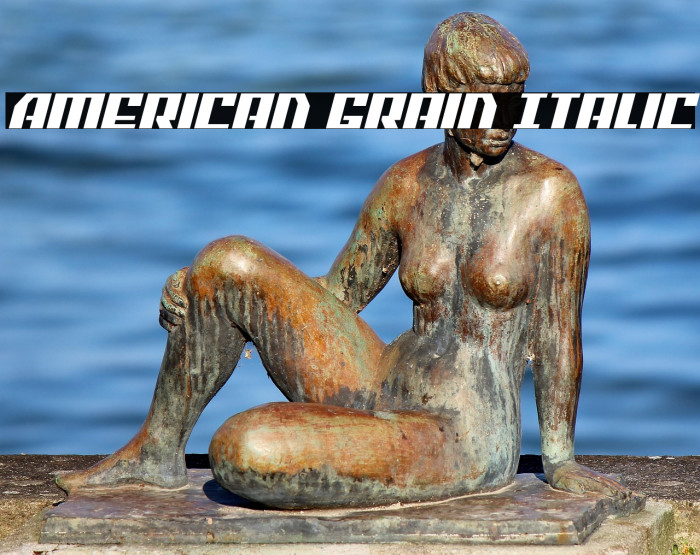 American Grain Italic Example 2