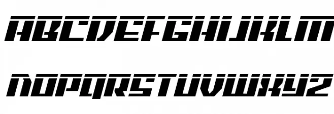 American Grain Laser Italic फ़ॉन्ट लोअरकेस