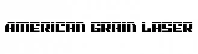 American Grain Laser  Free Fonts Download