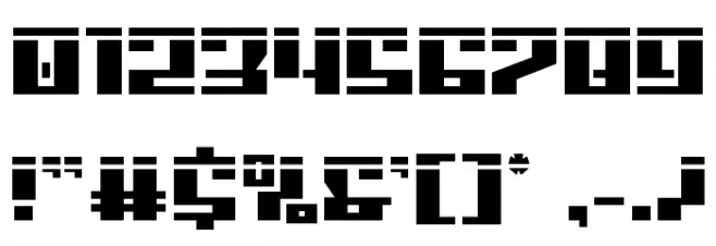 American Grain Laser Font OTHER CHARS