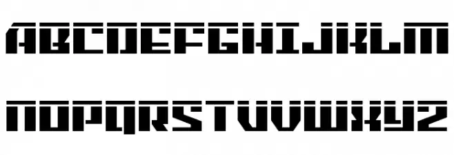 American Grain Laser Schriftart Groß