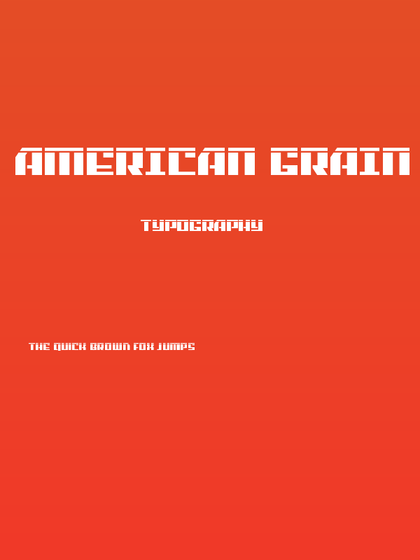 American Grain Laser Poster