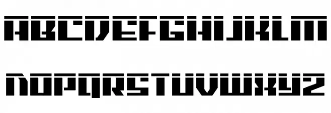 American Grain Laser フォント 小文字