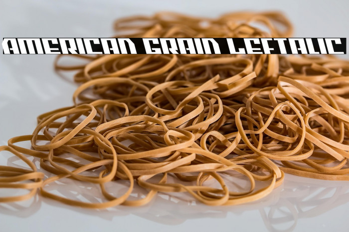 American Grain Leftalic Example 1