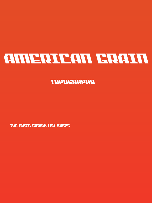 American Grain Leftalic Poster