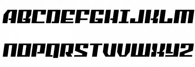 American Grain Semi-Italic フォント 大文字