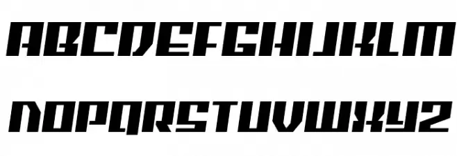 American Grain Semi-Italic Font LOWERCASE