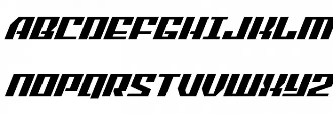American Grain Super-Italic Fonte MAIÚSCULAS