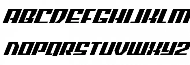 American Grain Super-Italic फ़ॉन्ट लोअरकेस