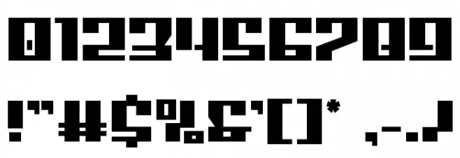 American Grain Font OTHER CHARS