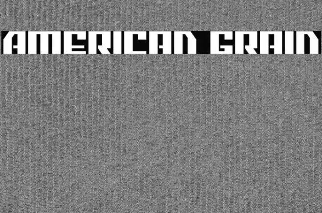 American Grain Font examples
