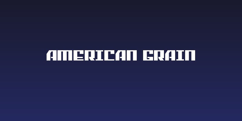 American Grain Social Header