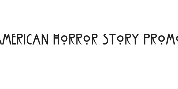 American Horror Story Promo Logo