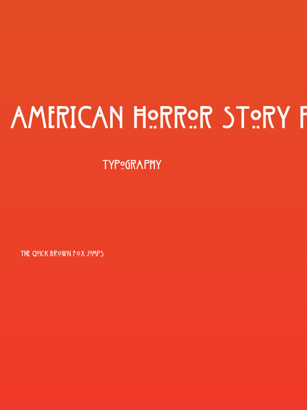 American Horror Story Promo Poster