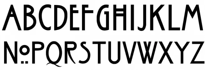 American Horror Story Font Litere mari