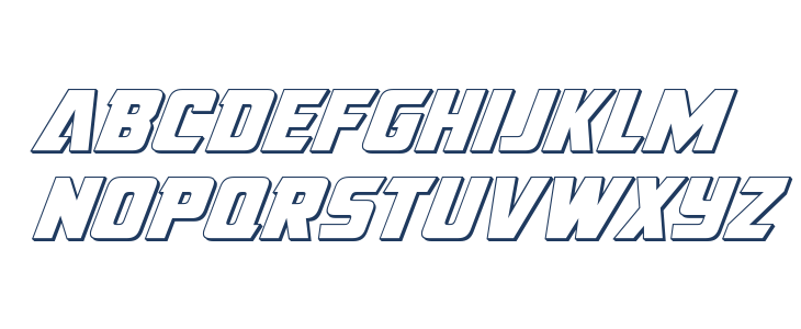 American Kestrel 3D Lowercase