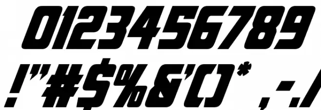 American Kestrel Condensed Font OTHER CHARS