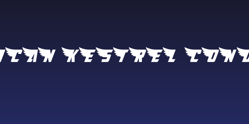 American Kestrel Condensed Social Header