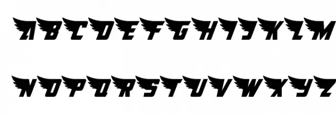 American Kestrel Condensed Шрифта ВЕРХНИЙ