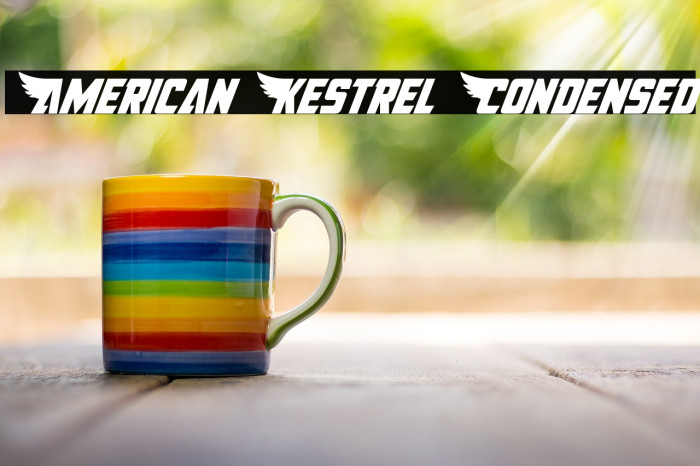 American Kestrel Condensed Font examples