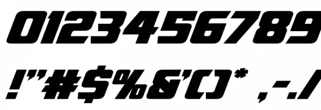 American Kestrel Expanded Font OTHER CHARS