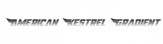 American Kestrel Gradient  Descarca Fonturi Gratis