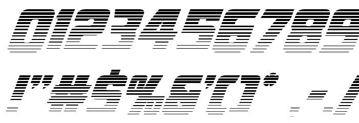 American Kestrel Gradient Font OTHER CHARS