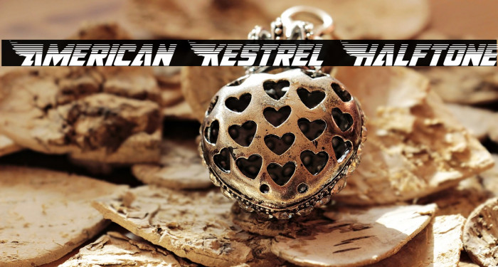 American Kestrel Halftone Example 3