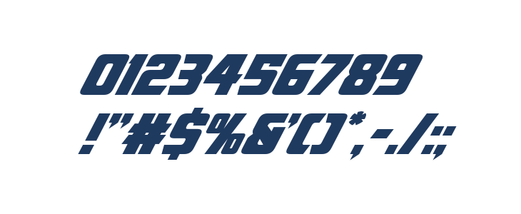 American Kestrel Italic Other Characters