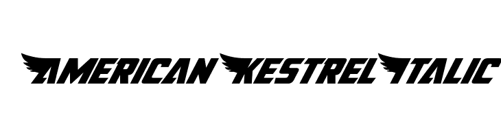 American Kestrel Italic  Free Fonts Download