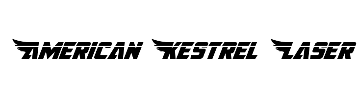 American Kestrel Laser  Frei Schriftart Herunterladen