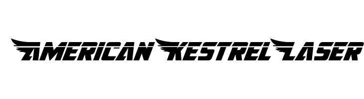 American Kestrel Laser  フリーフォントのダウンロード