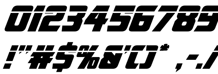 American Kestrel Laser Font OTHER CHARS