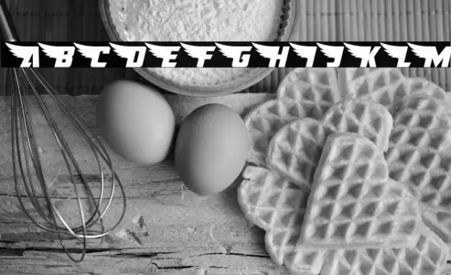 American Kestrel Semi-Straight Font examples