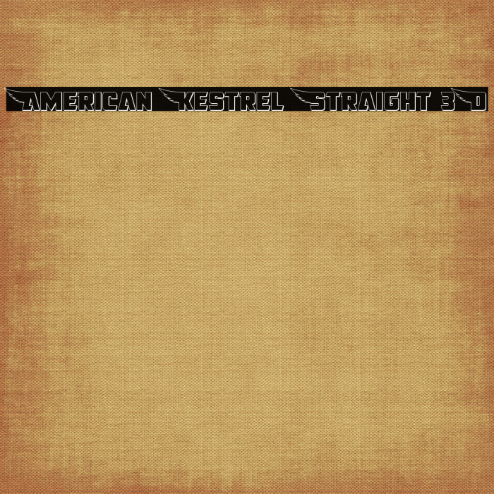 American Kestrel Straight 3D Example 2