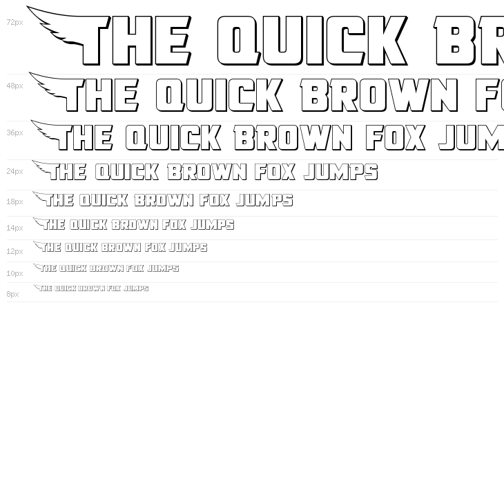 American Kestrel Straight 3D Waterfall