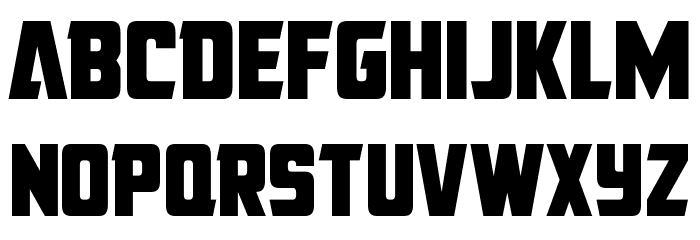 American Kestrel Straight Cond Font LOWERCASE