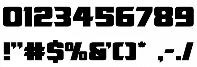 American Kestrel Straight Exp Font OTHER CHARS