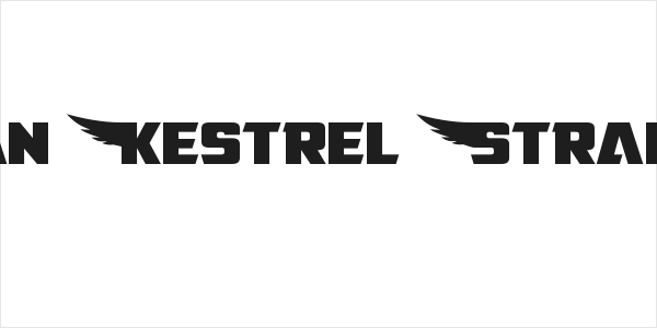 American Kestrel Straight Exp Logo