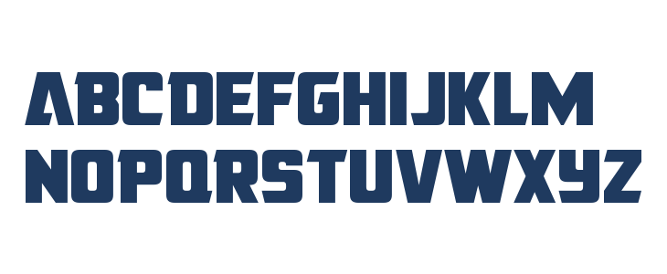 American Kestrel Straight Lowercase