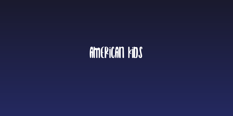 American Kids Social Header