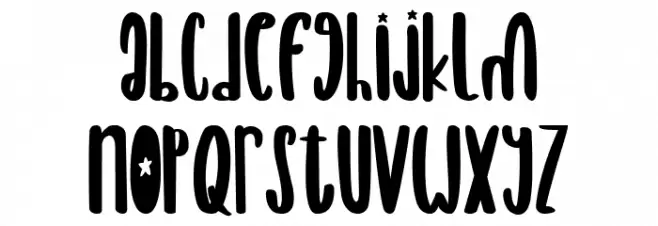 American Kids خط أحرف صغيرة