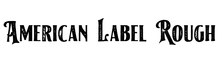 American Label Rough  baixar fontes gratis