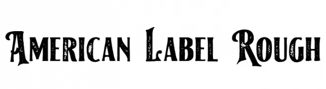 American Label Rough  フリーフォントのダウンロード