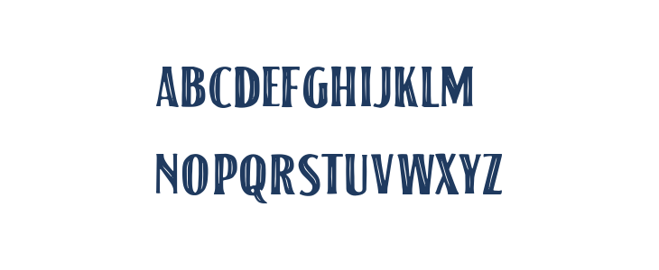 American Label Strip Lowercase