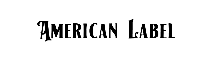 American Label  免费字体下载