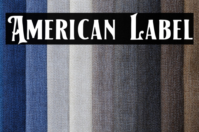 American Label Example 2