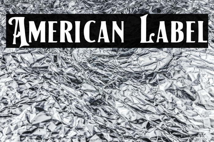 American Label Example 3