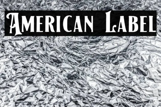 American Label Example 3
